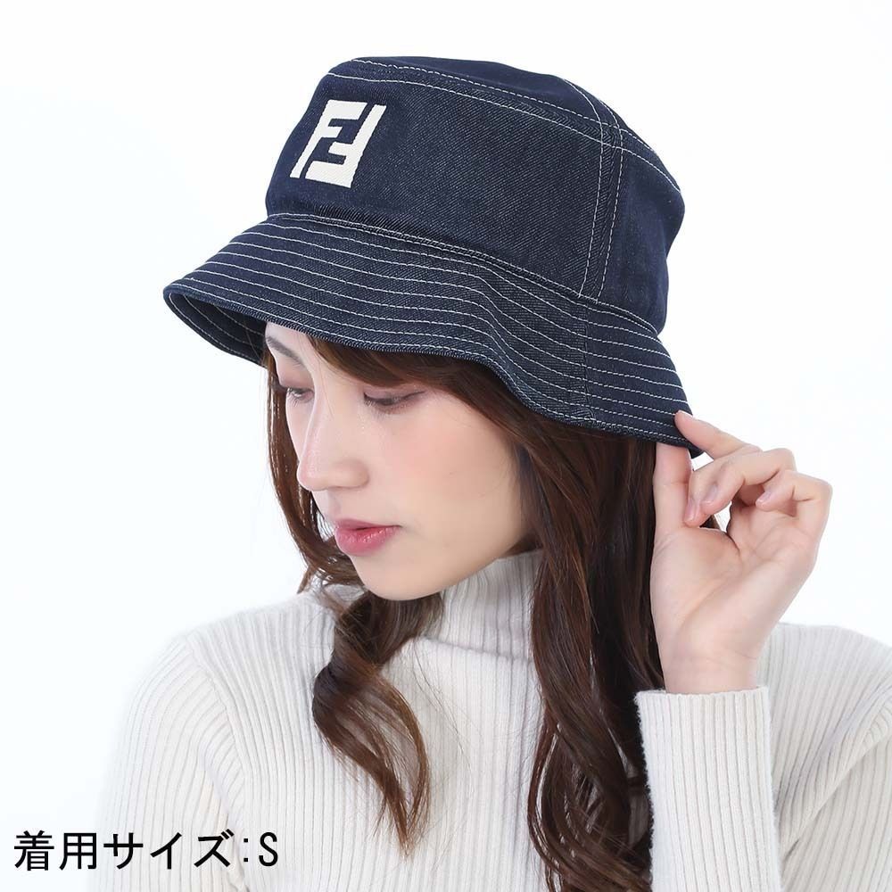 新品 FENDI フェンディ FXQ958 ARR1 F0QA2 ブルーデニム バケット