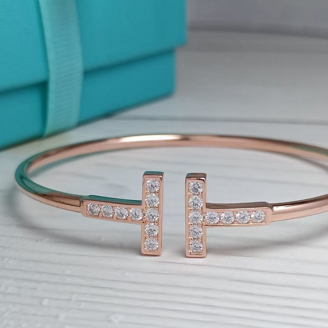 Tiffany&Co ティファニー レディース ダブル T ブレスレット
