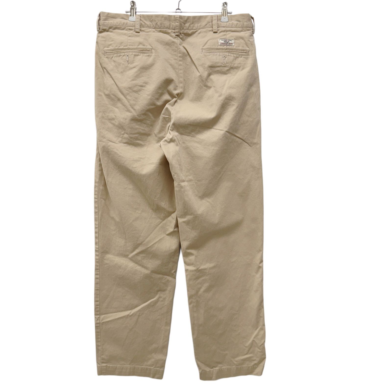 90s Polo by Ralph Lauren チノパン W35 L32 アイボリー 太め