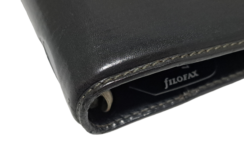 ファイロファックス 手帳カバー システム手帳 ブラック レザー バイブルサイズ 黒 FILOFAX