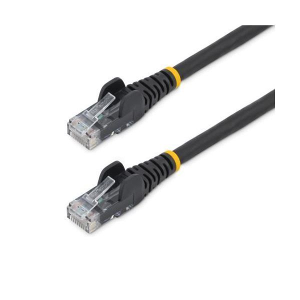 まとめ StarTech.com カテゴリ6 LANケーブル 低煙ゼロハロゲン ツメ折れ防止 5m ブラック N6LPATCH5MBK1本 ×3セット
