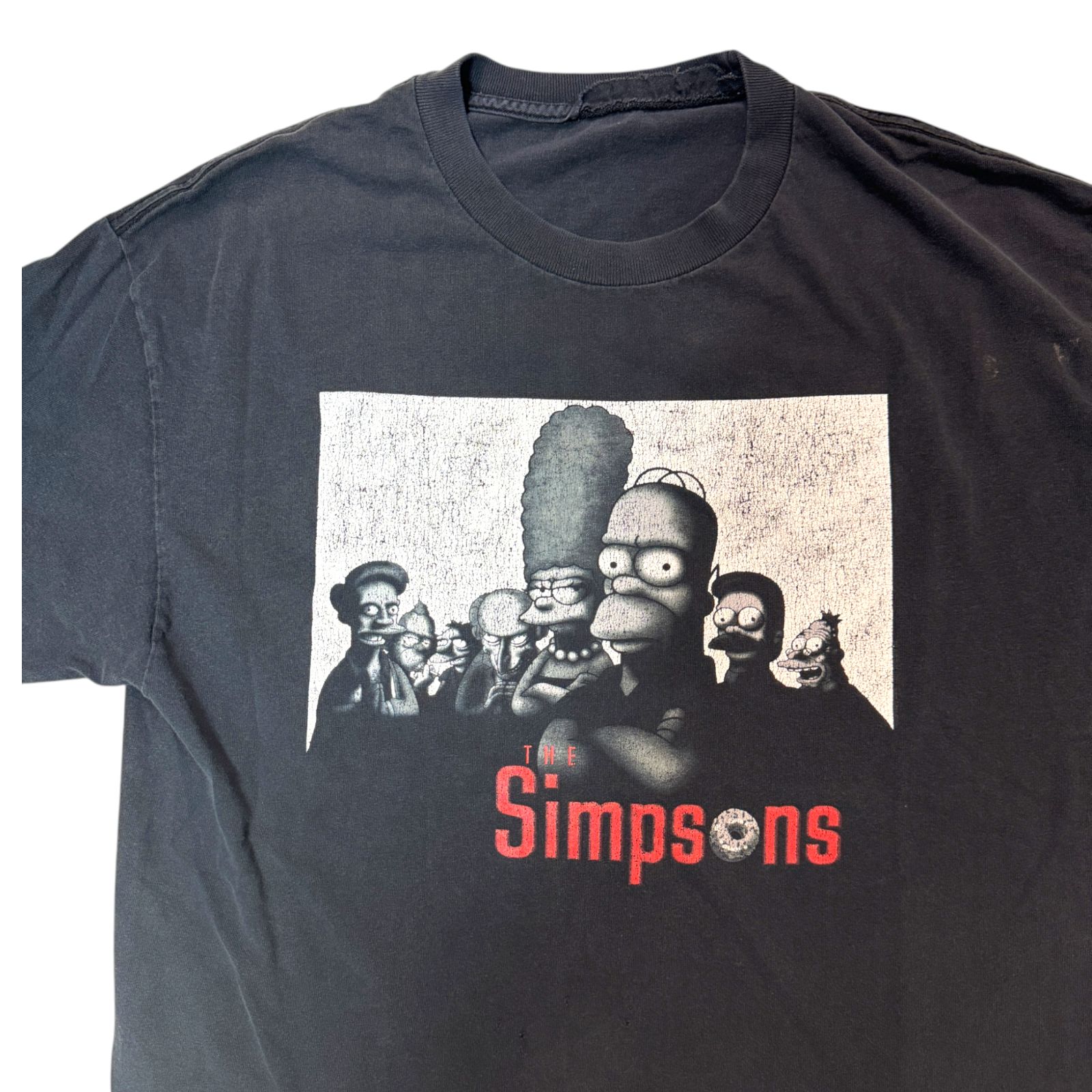 00s Y2K Simpsons Sopranos パロディ Tシャツ シンプソン ムービー 