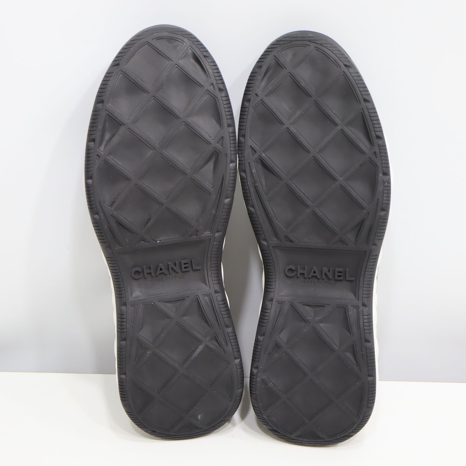 未使用 CHANEL シャネル G35617 スニーカー 靴 ココマーク 39サイズ 