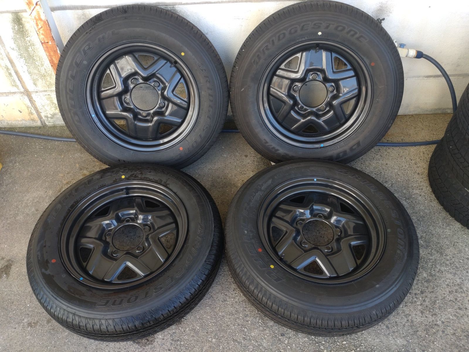 SUZUKI スズキ ジムニー JB64 純正 スチール 139.7-5H 16×5.5J 22 ブリヂストン DUELER H|L 175|80R16 ジムニー 4本