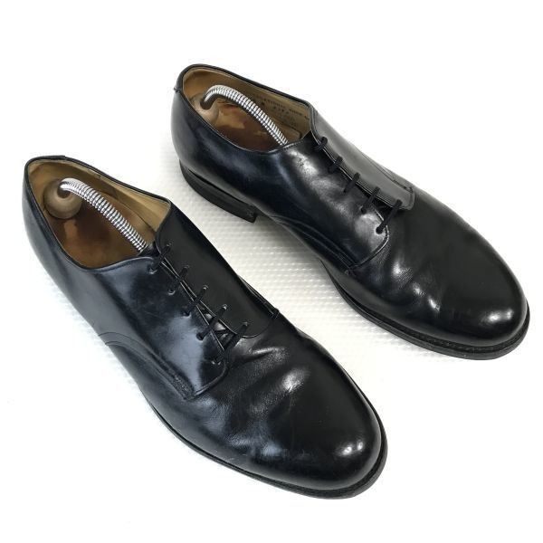 80s Vintage★INTERNATIONAL SHOE CO★1981/サービスシューズ/U.S.NAVY SERVICE SHOES【11.5R/29.0-29.5/黒/BLACK】dress shoes◆pA-85 #BUZZBERG