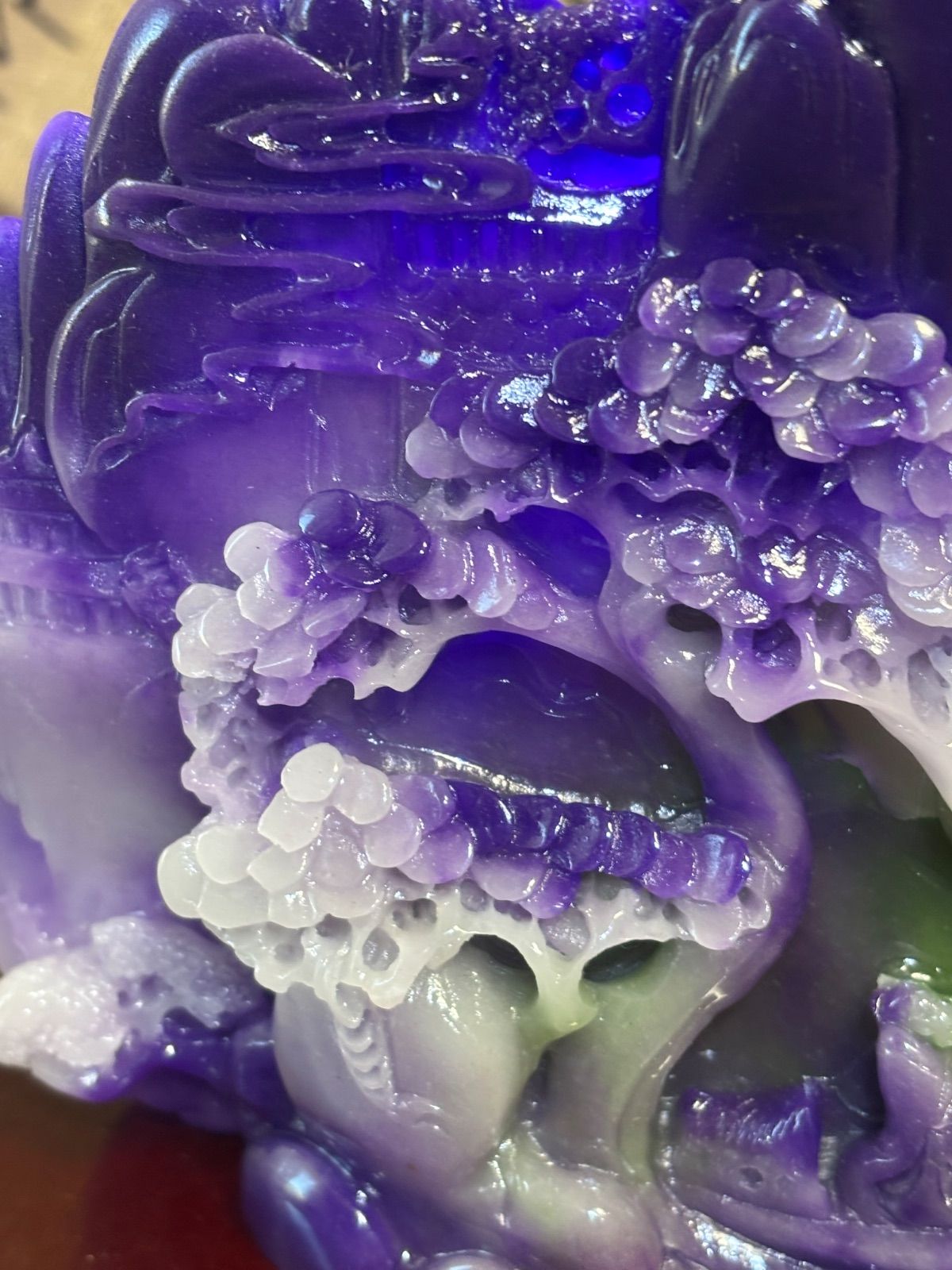 精巧彫刻・山水置物（蘇紀石製） 5035 - メルカリ