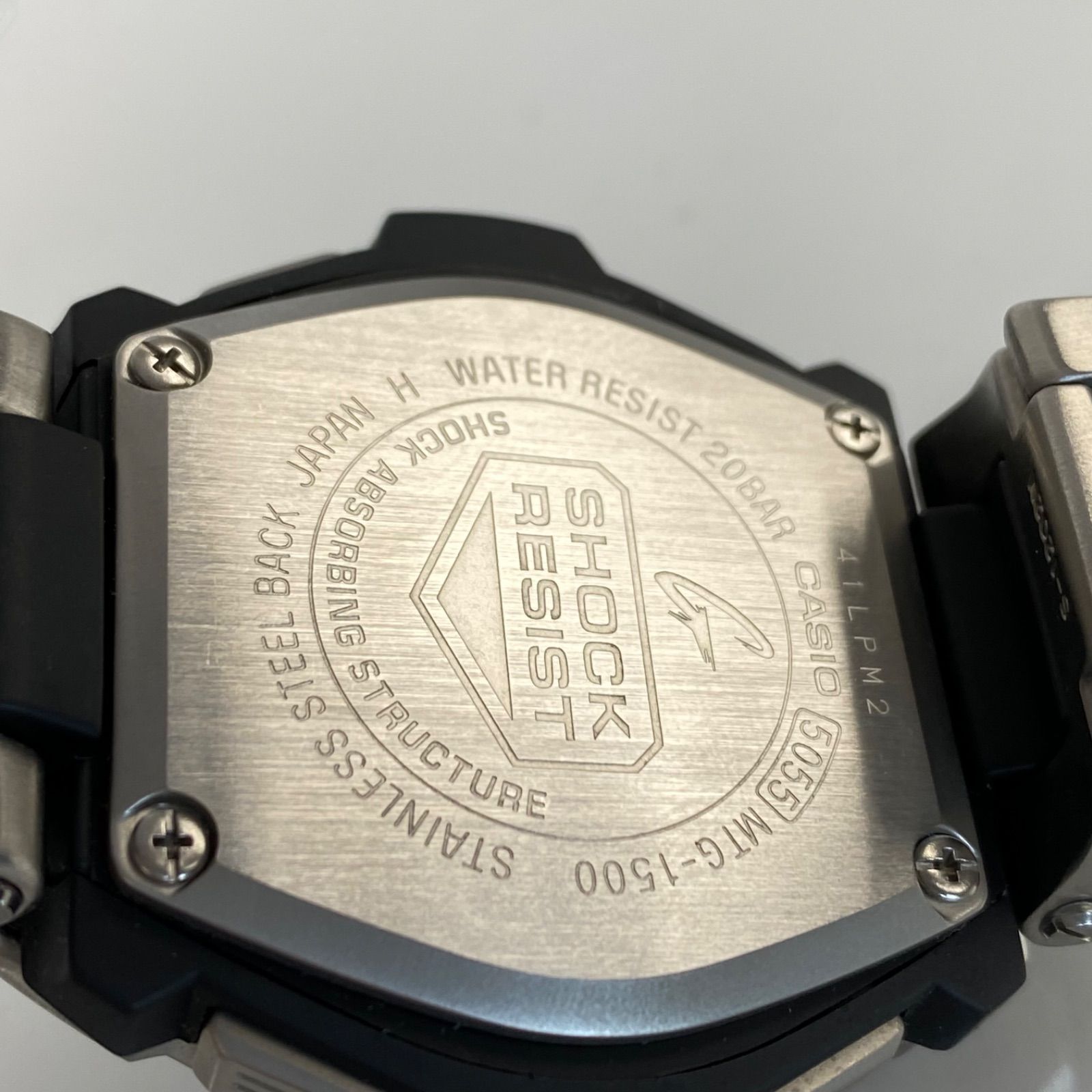 G-SHOCK MTG-1500 美品 音波洗浄 G-SHOCK MTG-1500 美品 音波洗浄