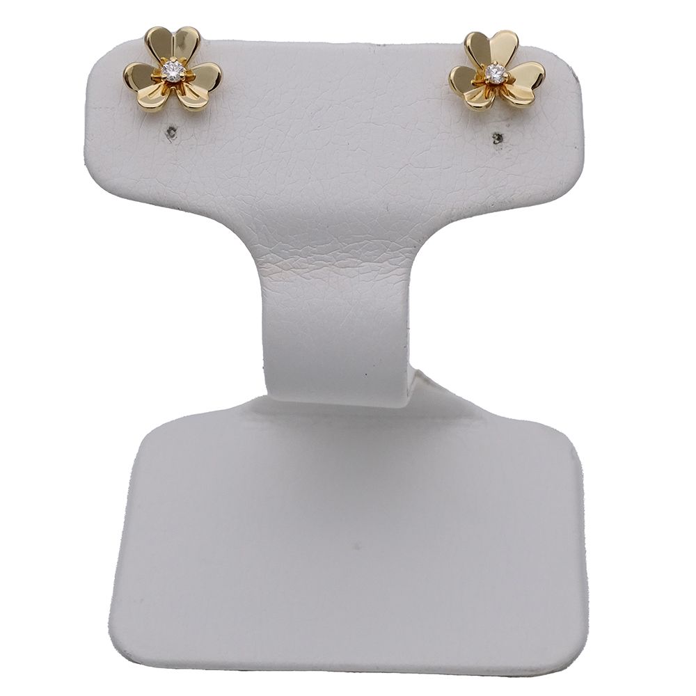 【美品】ヴァンクリーフ＆アーペル）フリヴォル/750YGミニピアス/正規品 ヴァンクリーフ＆アーペル Van Cleef & Arpels ピアス