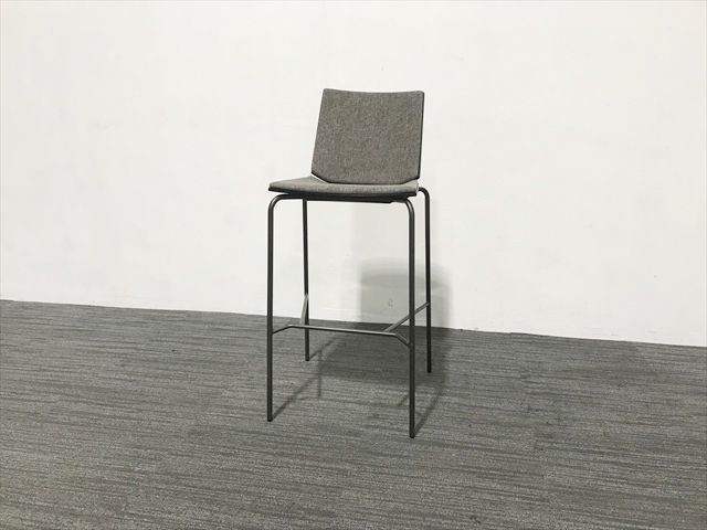 ③内田洋行/ウチダ ハイチェア ヘーゼル 背・座パッド付