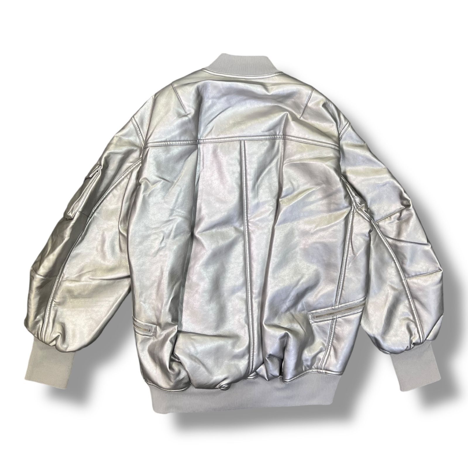 参考上代39600円 未使用品 PRANK PROJECT Synthetic Leather MA-1