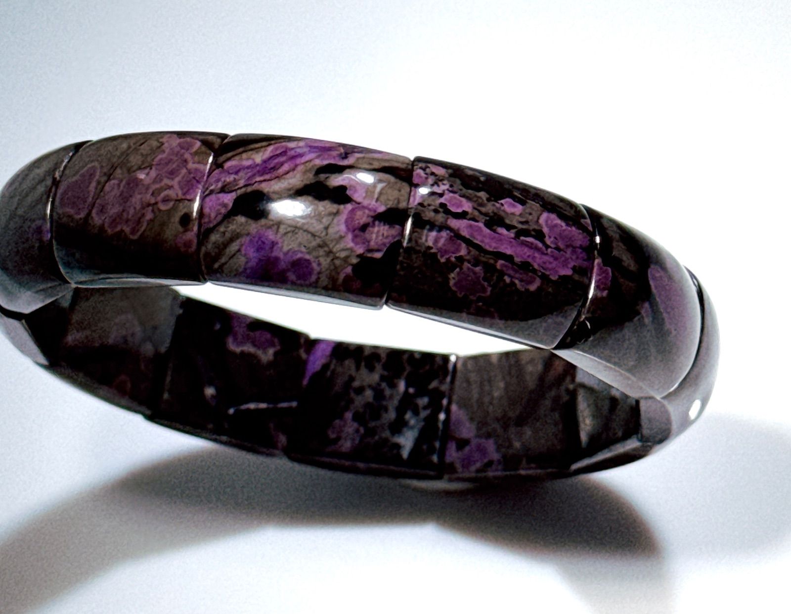 スギライトブレスレットピクチャースギライトブレスレット杉石ブレスNO25-577