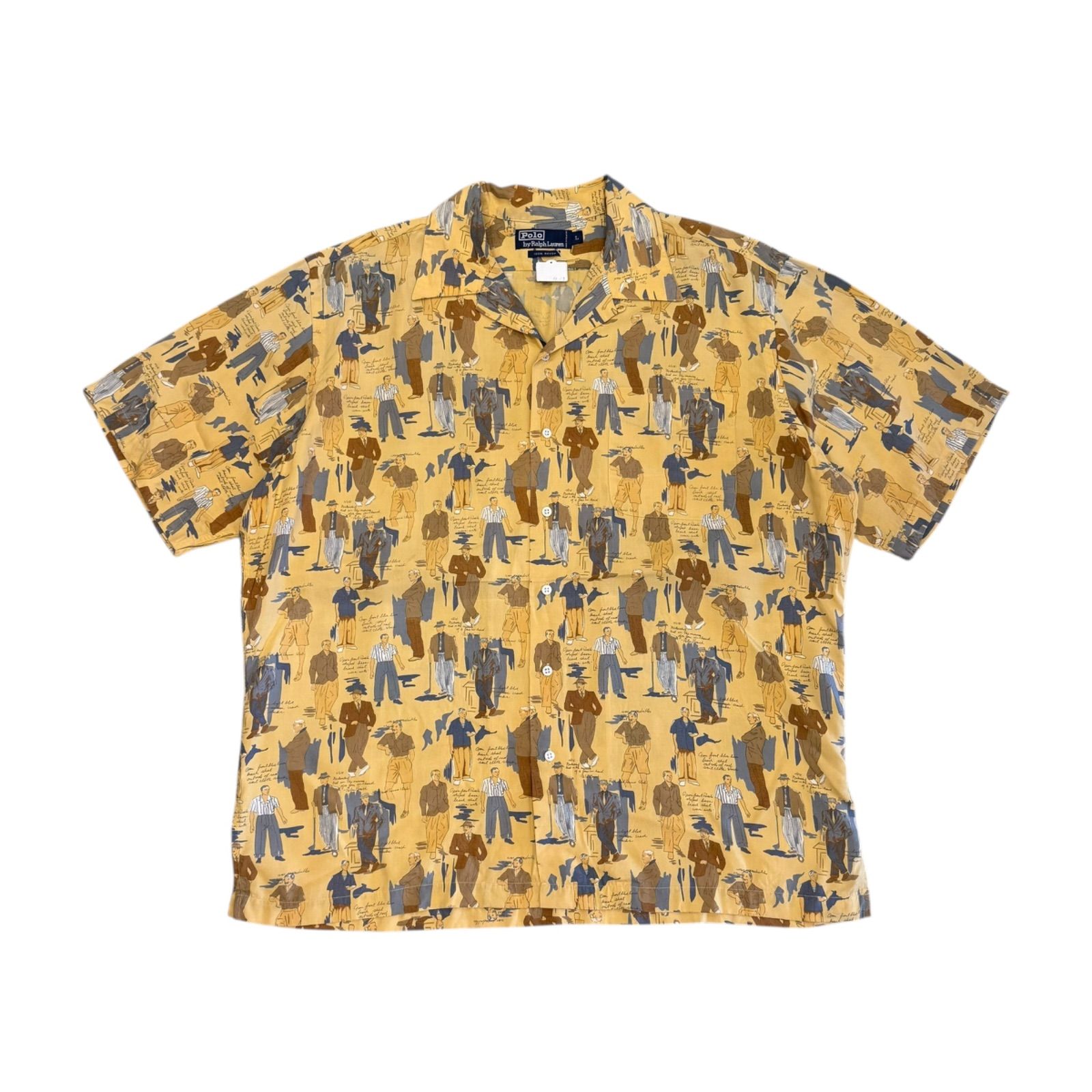 ヴィンテージ風 good design ~00 s Polo by Ralph Lauren Open Collor Shirt