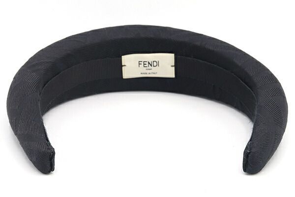 FENDI フェンディ カチューシャ ズッカ柄 ヘアアクセサリー ブラウン系