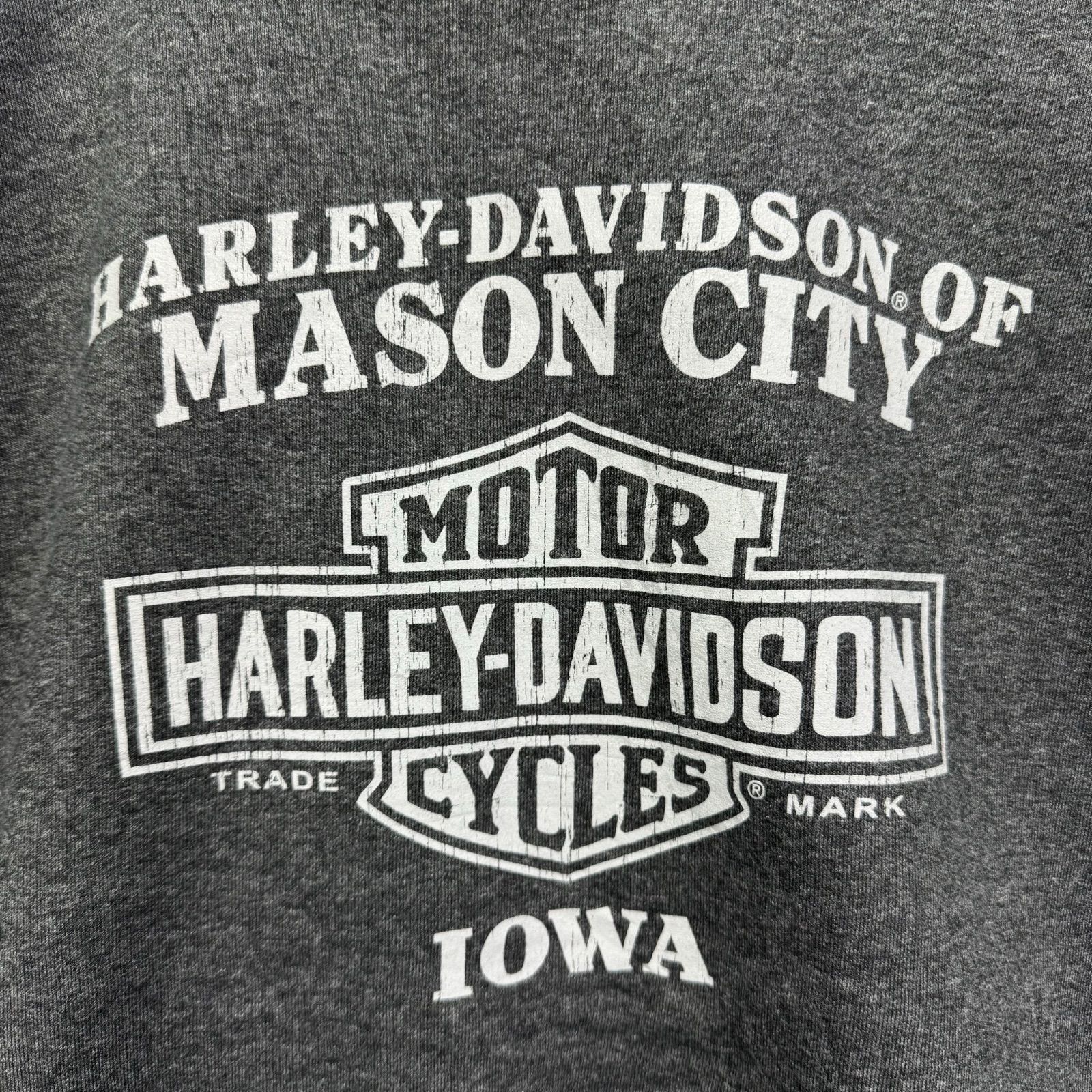 ハーレーダビッドソン 両面プリント プルオーバー パーカー2X薄手 Harley-Davidson ハーレーダビッドソン 両面プリント スウェット