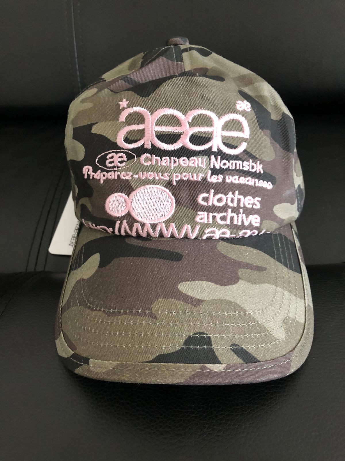 ずっと気になってた 新品未使用】aeaeキャップ カモフラージュデザイン 迷彩プリント 帽子