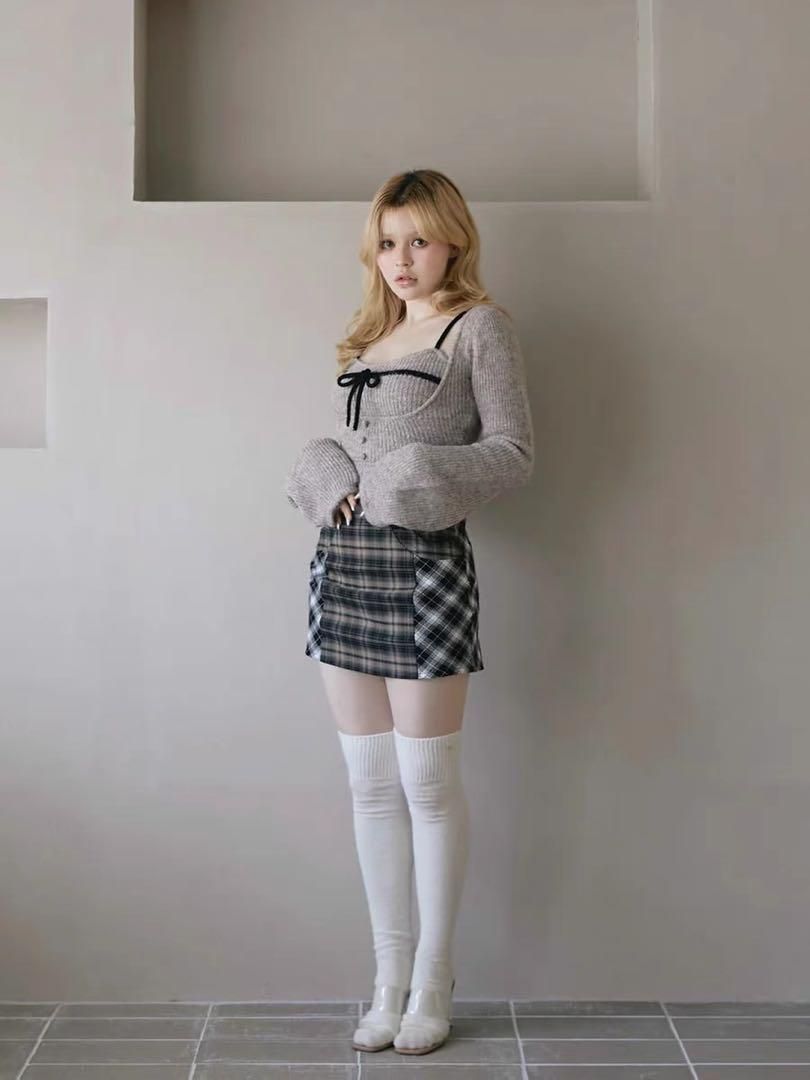 andmary Natalie ribbon set mocaカーキ - メルカリ