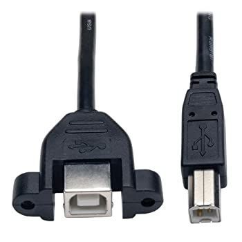 はるたーん Tripp Lite 1ft Panel Mount USB アウトレット 2.0 Extension Cable