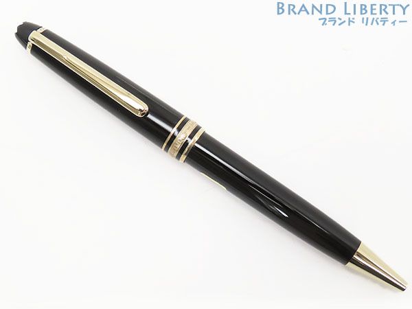 モンブラン MONT BLANC マイスターシュテュック クラシック ツイスト式 ボールペン 164 ブラック ゴールド 132453 10883