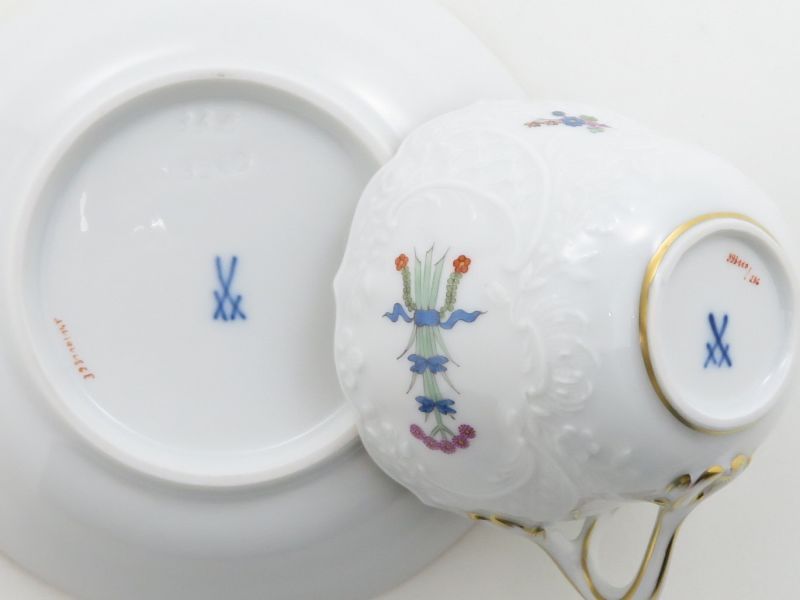 マイセン カップ＆ソーサー□チャイニーズバタフライ 中国の蝶 1客 6