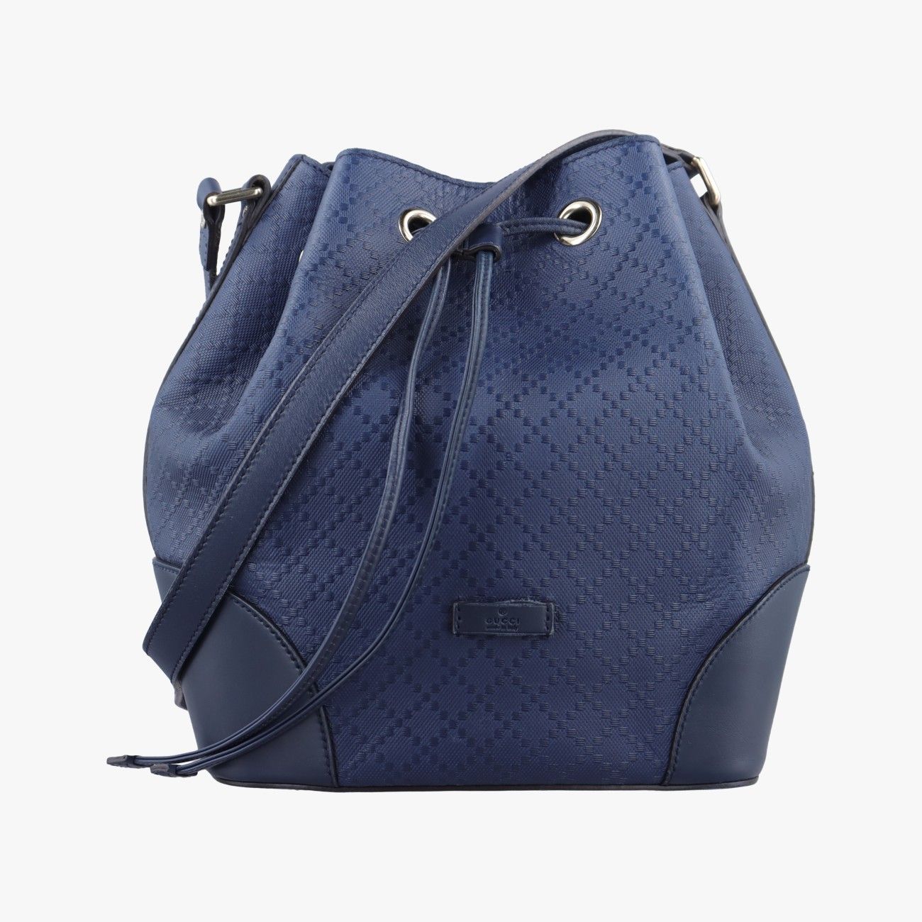 グッチGucciブライトディアマンテ バケットネイビーレザー354228I016959346