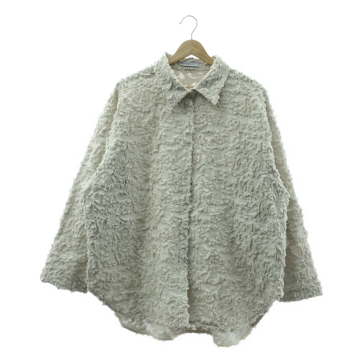 ETRE TOKYO | エトレトウキョウ | カット ジャガードシャツ | F | オフホワイト | レディース
