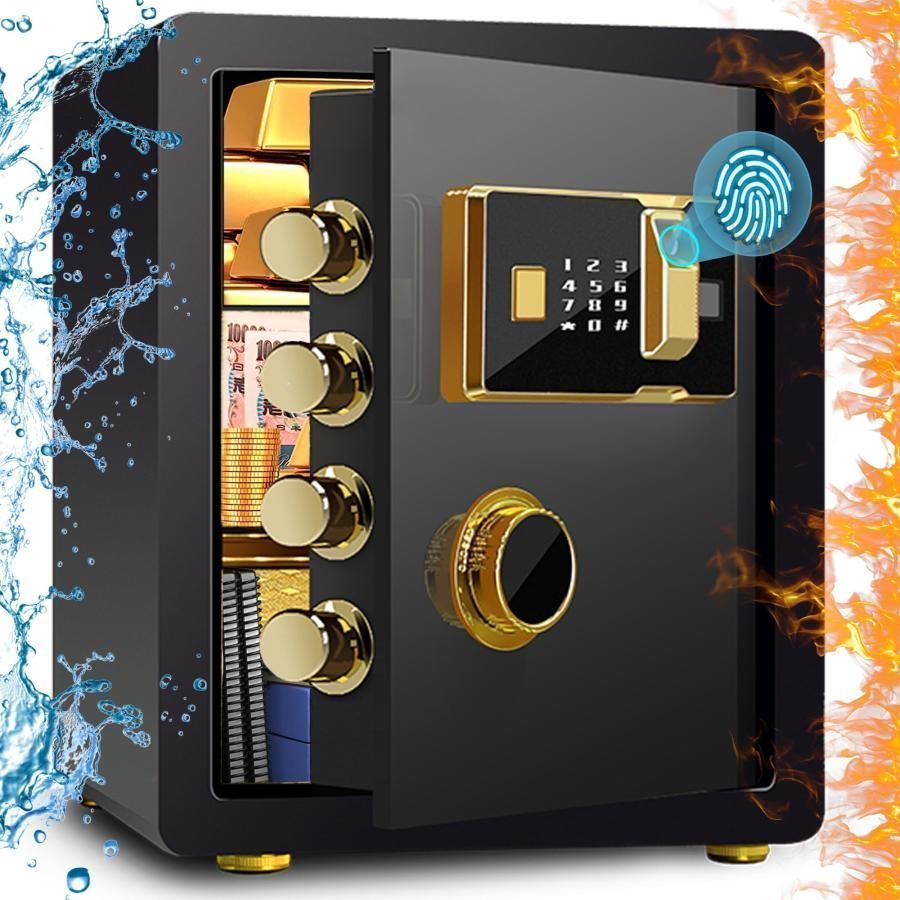 小型 耐火金庫 シリンダー テンキー [MEK30-4] 暗証番号 鍵付き ダイヤ