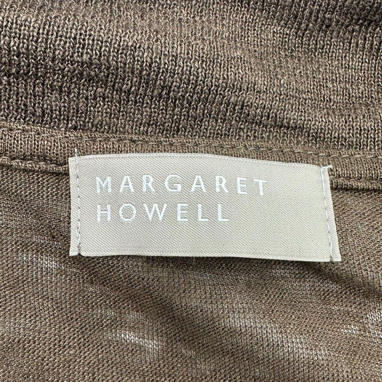 MARGARET HOWELL(マーガレットハウエル) Linen French sleeve polo