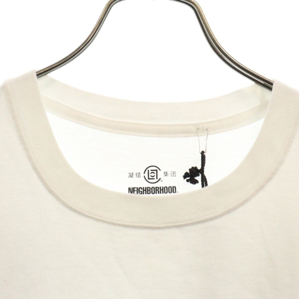 NEIGHBORHOOD ネイバーフッド 23AW 232PC20N-ST01S CLOT クロット ロゴ プリント 半袖 Tシャツ ブラック系 M NEIGHBORHOOD ネイバーフッド 23AW 232SZNH-JKM03 STADIUM JACKET ワッペン 袖レザー メルトン スタジャン  スタジアム ジャケット ブラック系 S極上美品中古