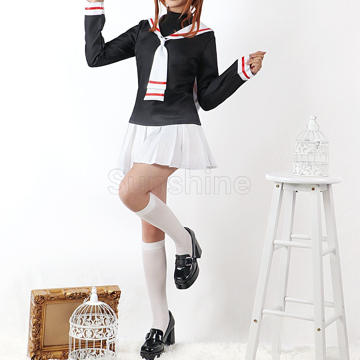 カードキャプターさくら 木之本桜 友枝中学校 制服 風 コスプレ