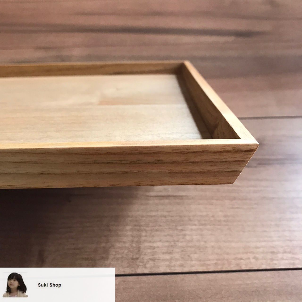 木製トレイ　５枚　木製トレー トレー 22cm S 木のトレー 木製 （ トレイ お盆 木製トレー 小物