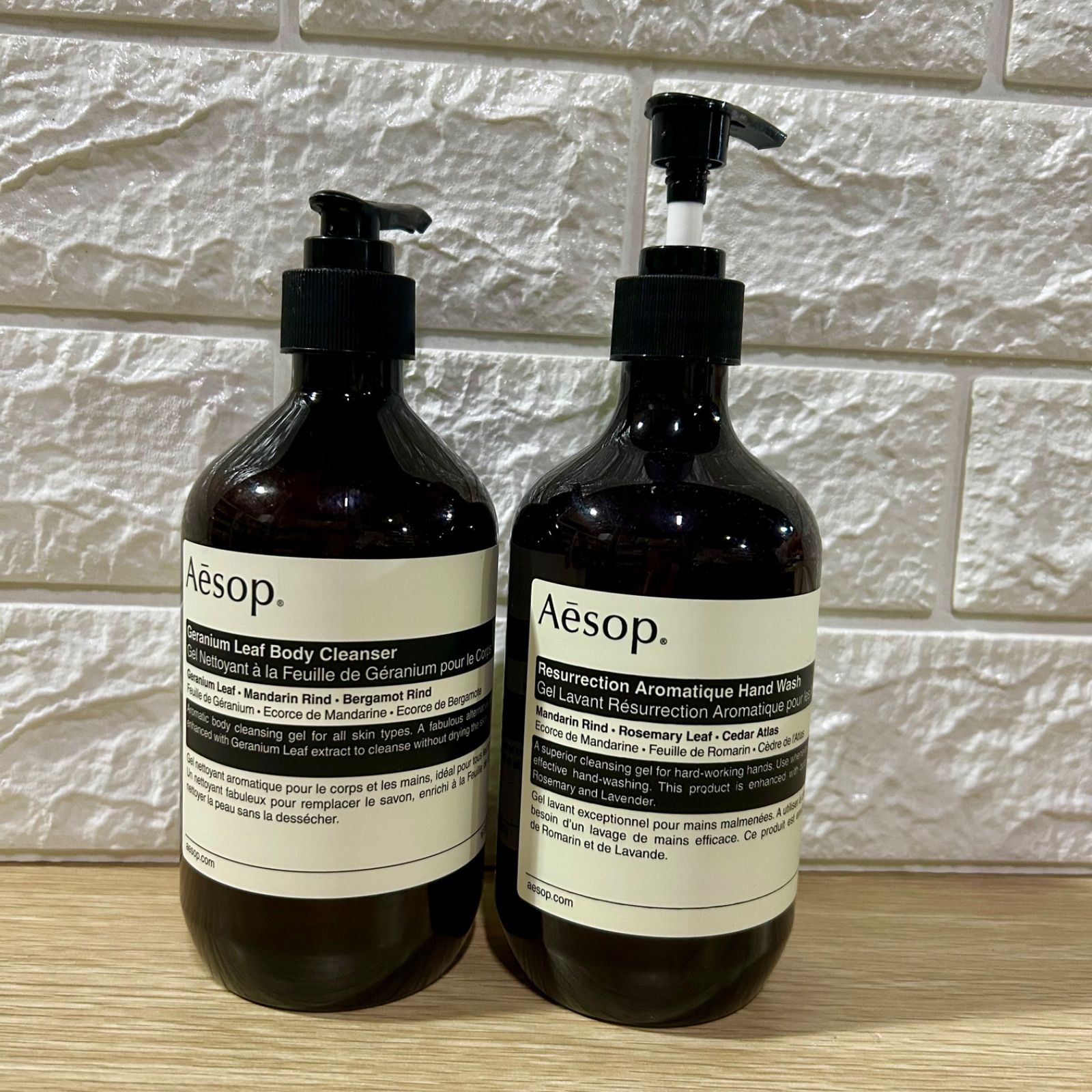 Aesop イソップ 未使用品 ボディクレンザー 500ml 開封済 ハンド
