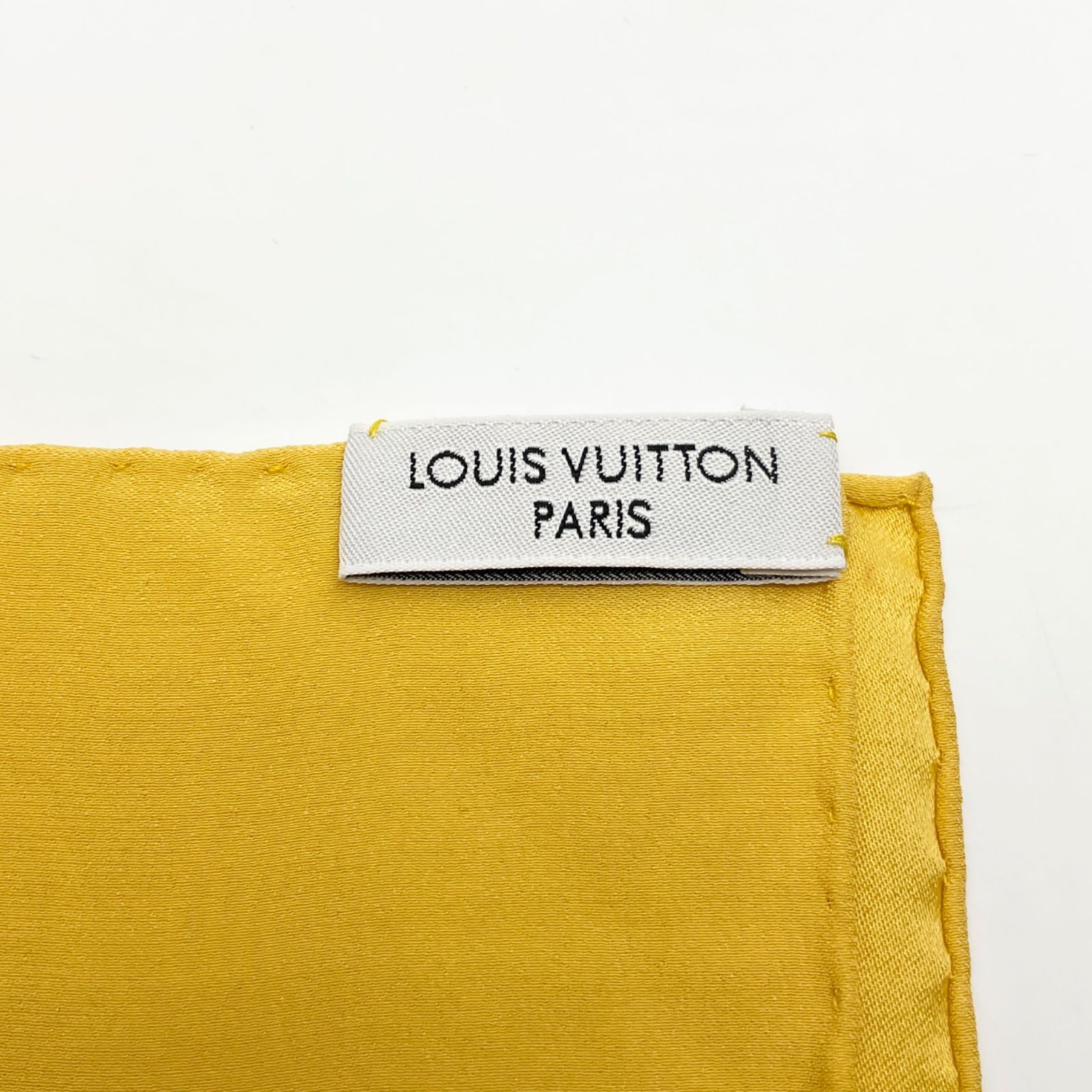 LOUIS VUITTON ルイヴィトン 　モノグラム 　イエロー 　スカーフ LOUIS VUITTON ルイヴィトン スカーフ モノグラム イエロー 黄色
