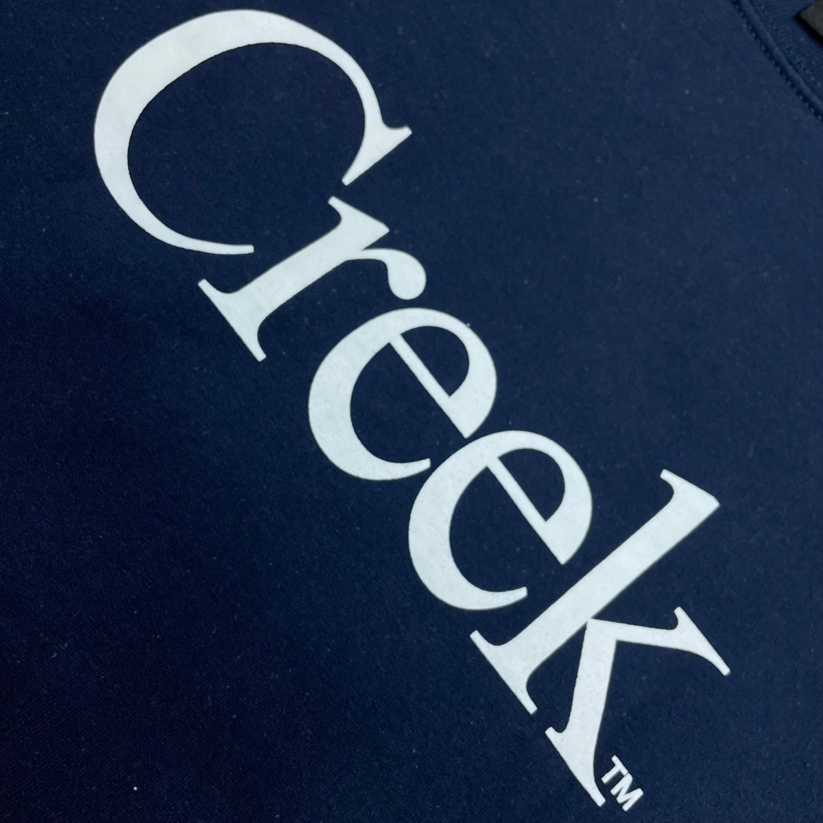 Creek ロゴ入り ネイビー トレーナー 2025年最新】creek スウェットの人気アイテム - メルカリ
