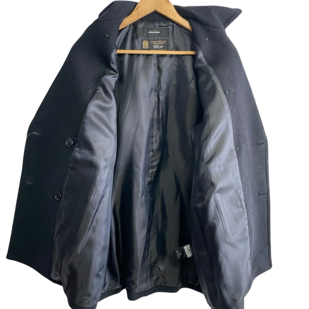 美品✨ジャーナルスタンダード 23AW ピーコート マンテコ 金ボタン ネイビー JOURNAL STANDARD（ジャーナルスタンダード）の「MANTECOダブルクロスP