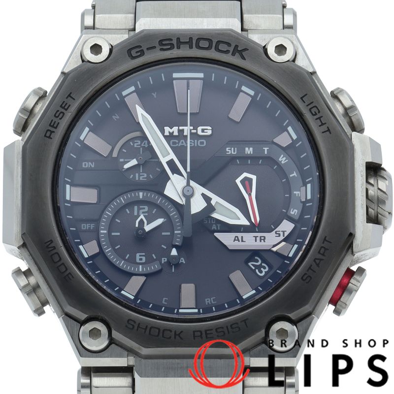 カシオ G-SHOCK MT-G ソーラー電波時計 MTG-B2000D-1AJF 箱 保証書 カーボン|SS|ラバー メンズ時計