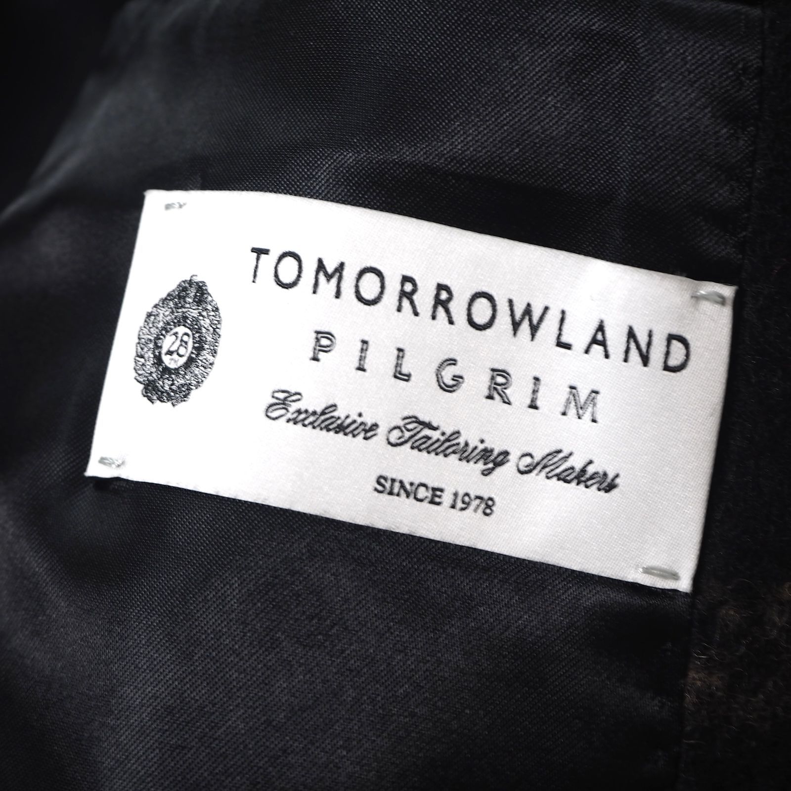 ピルグリム トゥモローランド ブラウン ネイビー チェック ジャケット 446 ピルグリム トゥモローランド ブラウン ネイビー チェック ジャケット