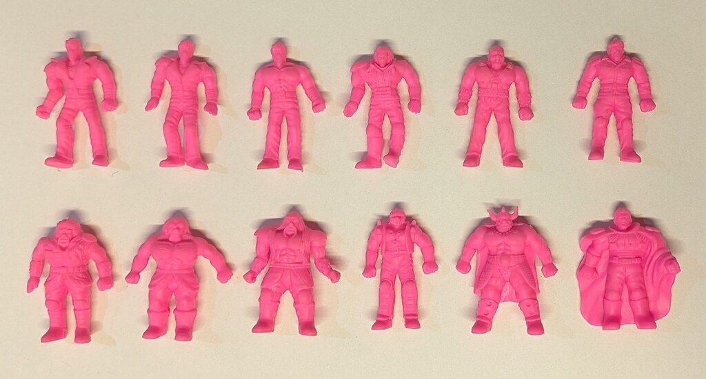 消しゴム スリムシリーズ 北斗の拳 全12種セット ピンク