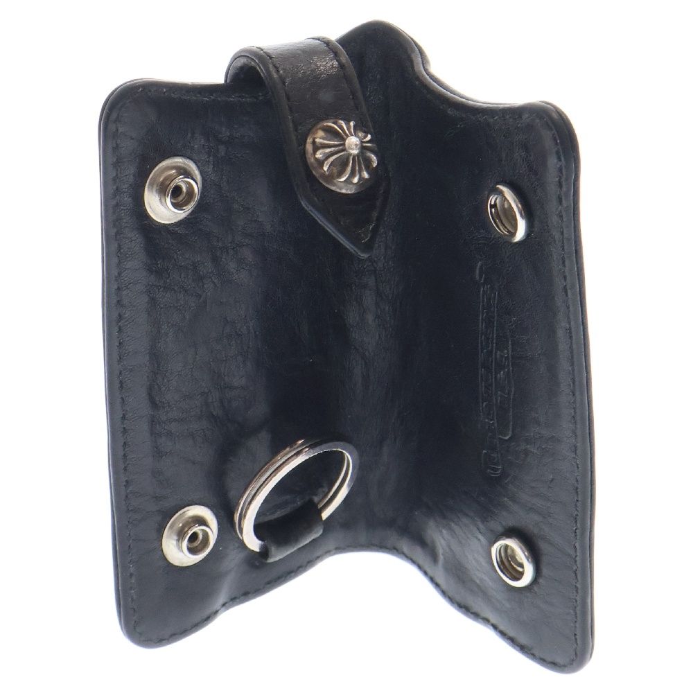 CHROME HEARTS (クロムハーツ) KEY CASE クロスボールボタンレザーキー  