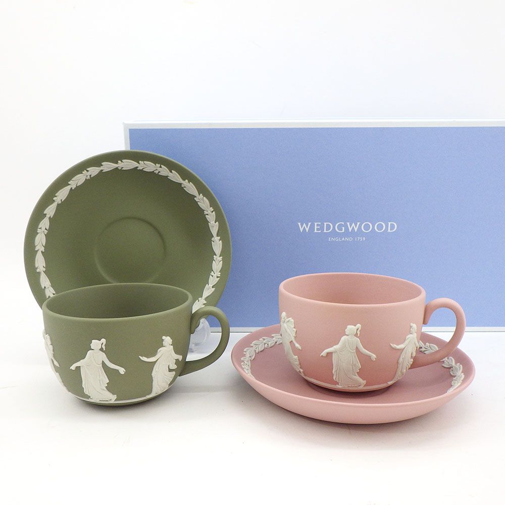 Wedgwood ウェッジウッド ジャスパー ダンシングアワー ペア カップ