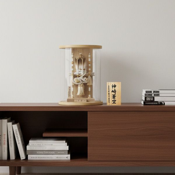 平安豊久作 9号 禄 円筒型アクリルケース破魔弓飾り