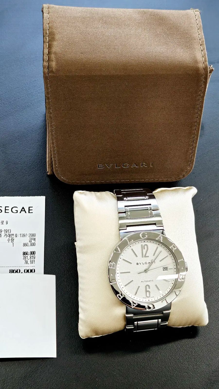 BVLGARI ブルガリ 男性 42mm オートマティック ブランド 時計