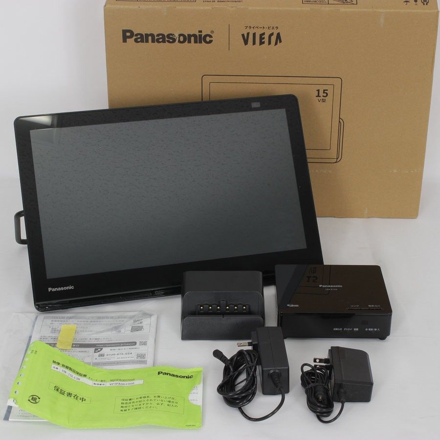 Y♢524 パナソニック プライベートビエラ ポータブルテレビ UN-19F7