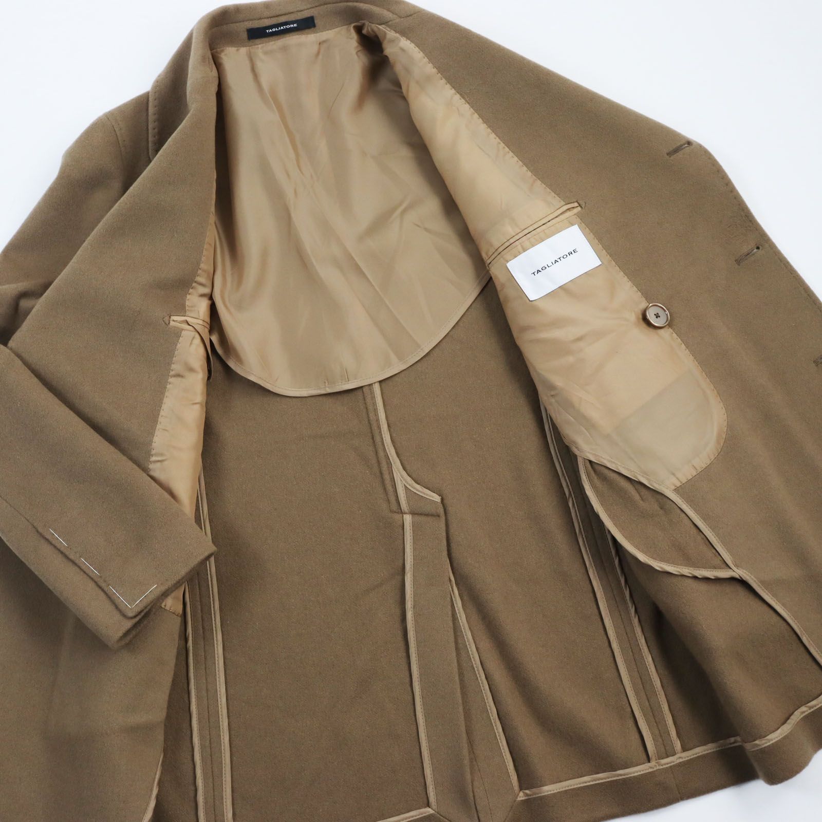 未使用品○TAGLIATORE タリアトーレ C-STEPHAN カシミヤ100％ ダブル 