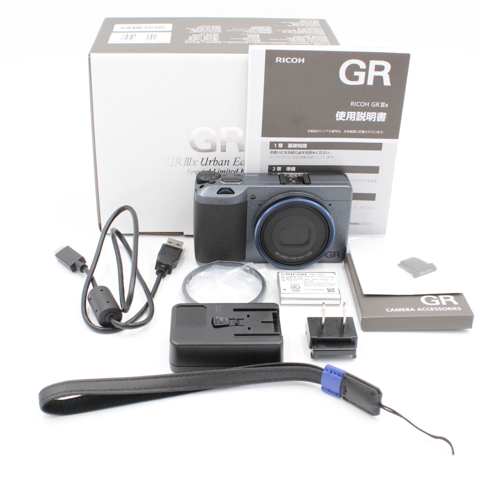 ショット数849回、元箱付き。☆新品級☆ RICOH リコー GR IIIx Urban 