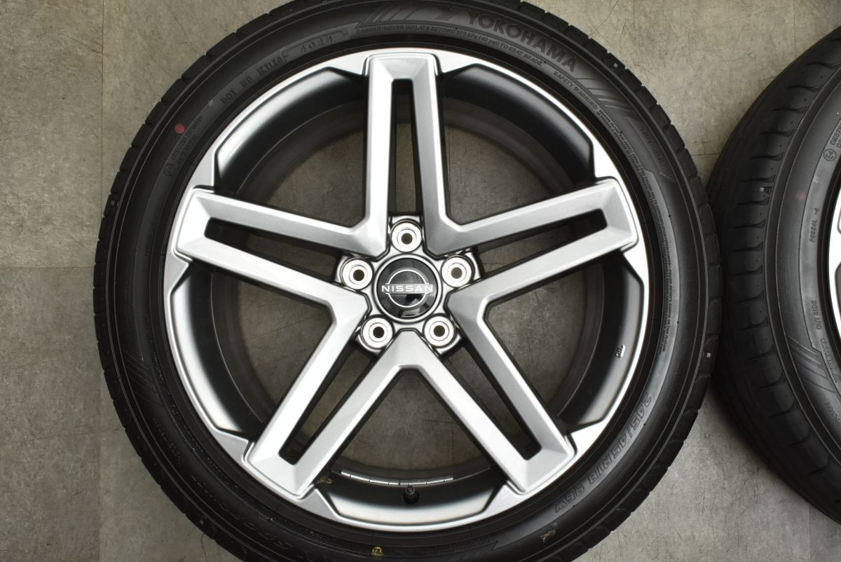 美品 バリ溝】ニッサン RZ34 フェアレディZ 純正 18in 9J +34 +