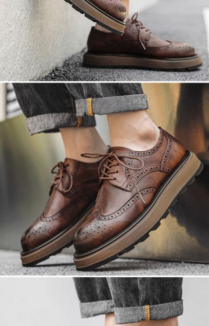 ✨SCOTCH GRAIN ストレートチップ ビジネスシューズ メダリオン