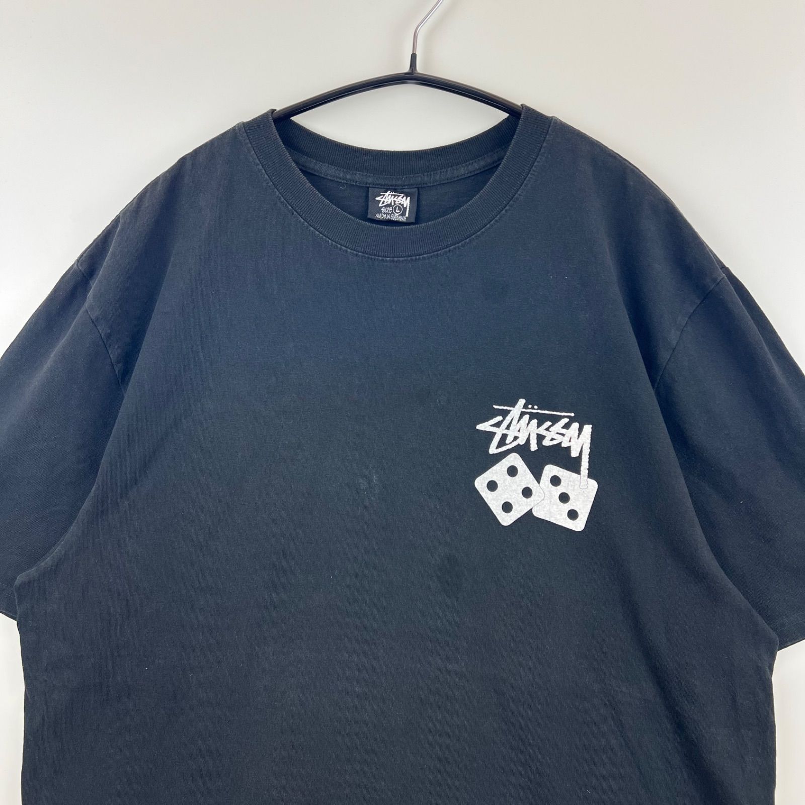 stussy Dice Pigment Dyed tee shirts L ステューシー