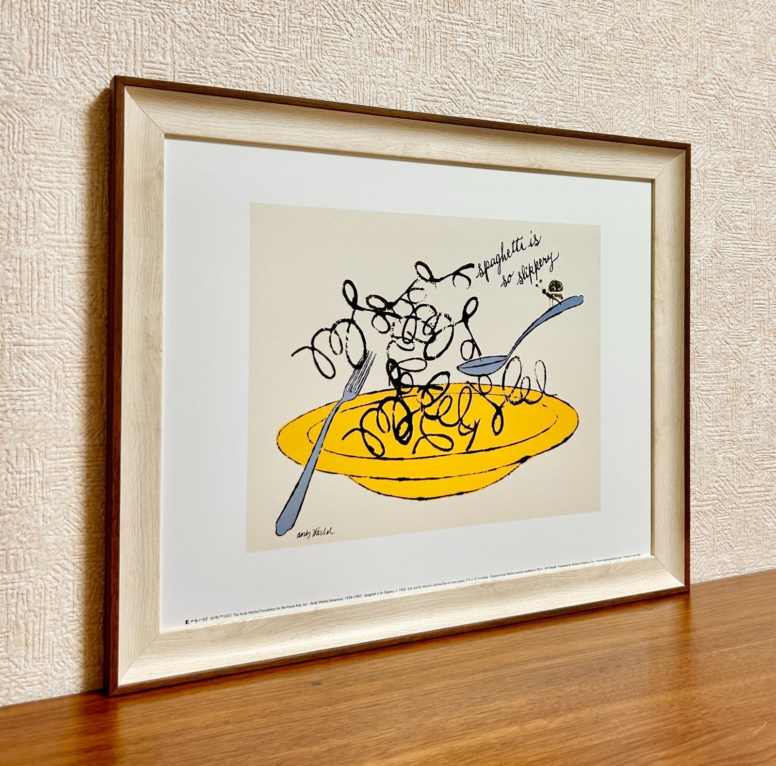 ☆Andy warhol☆アンディウォーホール☆ポスター☆ポップアート☆額縁付き 新品☆額縁付アートポスター(BRUCE MCGAW GRAPHICS)☆アンディ