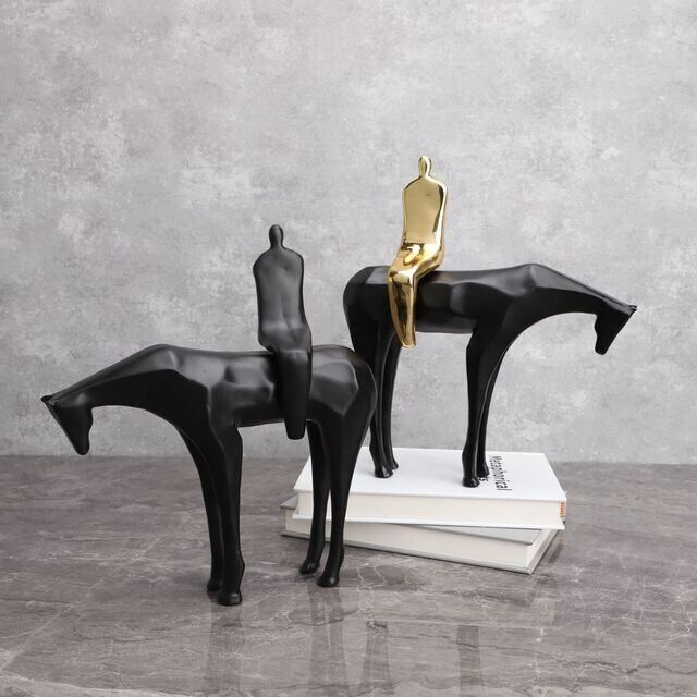 乗馬のモダンオーナメント