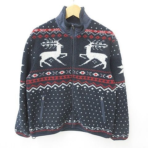 ラルフローレン ジャケット スタンドカラー バイカラー ジップ アメリカ製 M ラルフローレン ジャケット スタンドカラー バイカラー ジップ